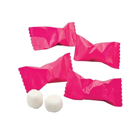 Fun Express - Hot Pink Buttermints - Edibles - Mints - Buttermints - 108 Pieces