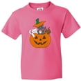 thumbnail image 3 of Inktastic Halloween Kitties in Pumpkin Youth T-Shirt, 3 of 5