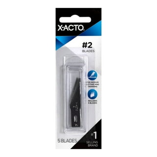 X-ACTO Z Series Light-Weight Precision Knife, No 11, 4-7/8 in L, Stainless  Steel Blade, Aluminum Handle, Silver, Gold Hue