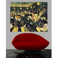 thumbnail image 2 of Wallhogs Van Gogh The Dance Hall at Arles (1888) Wall Mural, 2 of 2