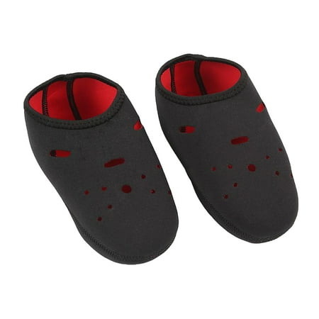 

1 Pair of Non-slip Diving Socks Breathable Beach Socks Snorkeling Swimming Socks - Size XL (Black)