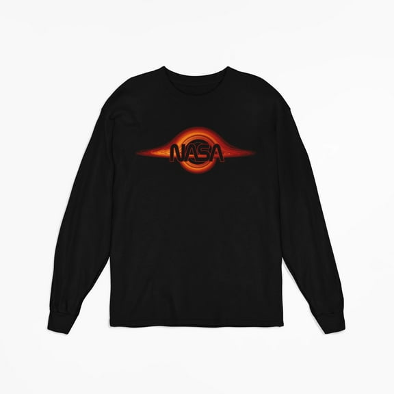 NASA Black Hole Long Sleeve Cotton T-Shirt