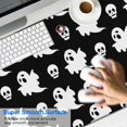 thumbnail image 2 of Long Mouse Pads for Desk,Halloween Ghost and Skull Pattern Desk Mats on Top Of Desks, Desk Mouse Pad Extra Large with 3mm Non-Slip Base and Stitched Edge for Gaming,Office,Work,Home 47.3x23.6in, 2 of 5