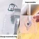 thumbnail image 3 of 15 bridas de pared sin taladro, ganchos transparentes autoadhesivos sin clavos para colgar relojes, fotos, pinturas, 3 of 5