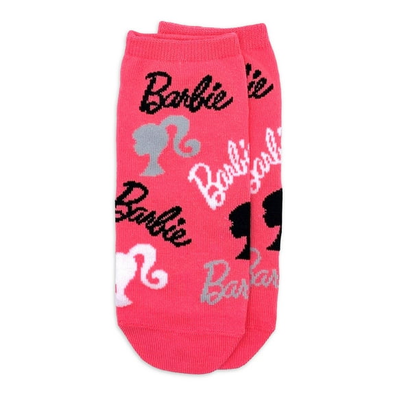 Barbie Women's Print No Show Socks, 1-Pack, Shoe Size 4-10