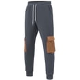 thumbnail image 3 of Sweatsuits for Men Set 2 Piece Casual Graphic Loose Sweatshirt And Joggers Sweatpants Sets Fall Winter Long Sleeve Sport Suit with Pocket Grey M, 3 of 9