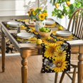 thumbnail image 6 of Dalrosia Sunflower Bee Flower Polka Dot Summer Placemats Set of 4, 12x18 Inch Table Mats for Table Runner Party Kitchen Dining Decoration, 6 of 6