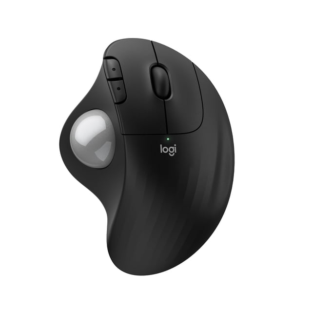Ratón Trackball Inalámbrico Logitech Ergo M575S Negro Plateado