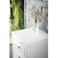 thumbnail image 4 of James Martin Vanities E444-BC15-GW-3WZ Addison 15" Wood Cabinet - White, 4 of 4