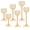 Gold, variant on Crystal Metal Tealight Candlestick, Bling Bowl Candelabras, Tall Crystal Votive Candle Holders Elegant Candle Centerpiece for Dining Table Wedding Decor (Set of 6, Silver)