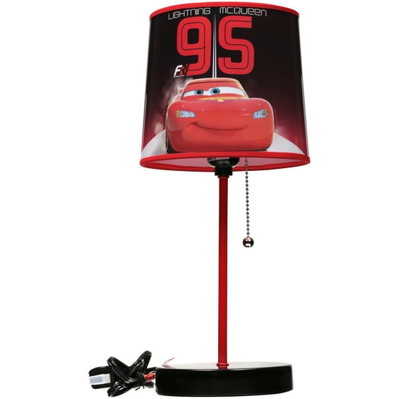 Disney Cars Table Lamp, Black