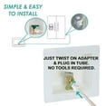 thumbnail image 2 of Metpure 6' Feet x 1/4" OD PEX Water Line For Refrigerator Ice Maker Kit With 1/4" Quick Connect Female Adapters. Connect from Shut-Off Valve To Refrigerator. Requires No Tools, 2 of 6
