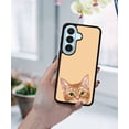 thumbnail image 5 of WIRESTER Shockproof Soft Rubber Cover Case for Samsung Galaxy S26 6.3" 2026, Animal Orange Tabby Kitten Cat On Sunset Background, 5 of 5
