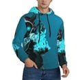 thumbnail image 2 of Yiaed Chandail à Capuche Imprimé Roblox pour Hommes, Col à Cordon, Manches Longues, Grande Taille, 2 of 7