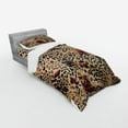 thumbnail image 2 of Ambesonne Leopard Bedding Set 3 Pcs, Pattern with Heavy Details, Twin, Camel Dried Rose, 2 of 2