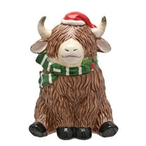 Ceramic Cookie Jar - Highland Cow