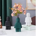 thumbnail image 2 of Black Modern Toy Figure Inspired Human Body Tabletop Vase, 2 of 2
