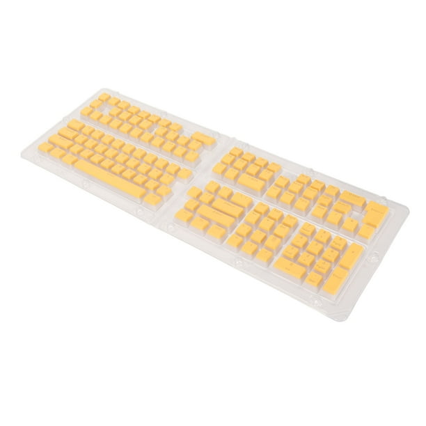 Teclas De Pudín PBT, Teclas De Repuesto Mate Sin Brillo, Inyección Doble, Translúcidas De Alta Solidez Para Teclado Mecánico