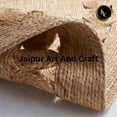 thumbnail image 3 of Jaipur Art And Craft Beige Oval Natural Jute Area Rug Hand Braided Reversible Floor Carpet Rug Size - (7x9 Sq Feet), (84x108 Inches), (210x270 CM), 3 of 5