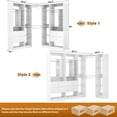 thumbnail image 2 of Homieasy 87.2" Large Corner Closet Organizer - 3 Sets with 4 Drawers, 4 Rods & Heavy-Duty 2000+ lbs Capacity,White, 2 of 7