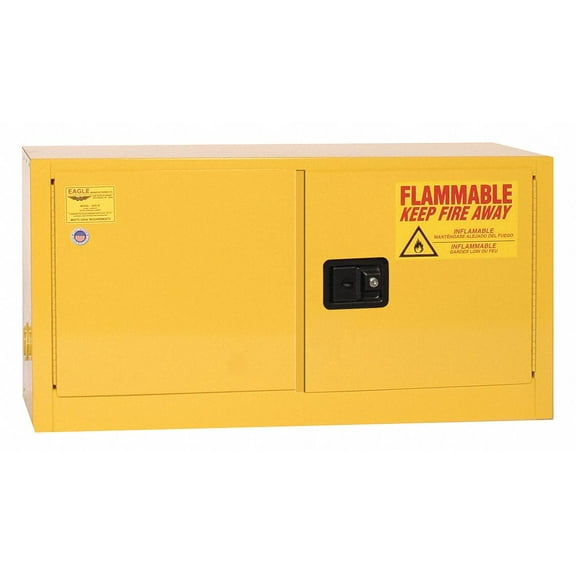 Eagle Mfg Flammable Liquid Safety Cabinet,Yellow ADD15X