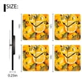 thumbnail image 3 of Square Wall Clock,Place Sliced Lemons In Bright Pile Of Lemons,Silent Non-Ticking Wall Clock Decor for Home Office Kitchen Living Room Bedroom(12inch), 3 of 4