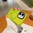 thumbnail image 3 of Magnetic Case for iPhone 16 Plus, Compatible with MagSafe Charging Soft TPU Bumper Slim Shockproof Protective Cute PC Back Cover for iPhone 16 Plus, Diamond Metal Camera Frame, Green, 3 of 9