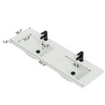 thumbnail image 3 of eclife Resin White 60 Inch Double Sink Bathroom Vanity Top, 3 of 11