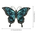 thumbnail image 2 of Decoración de pared de mariposas de metal. Arte de pared para sala de estar, ideal para dormitorios, salas de estar, oficinas y porches exteriores. Decoraciones de pared de metal., 2 of 6