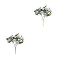 thumbnail image 4 of Ramo de flores artificiales Ounissouiy rosas de eucalipto para interiores y exteriores, 4 of 6