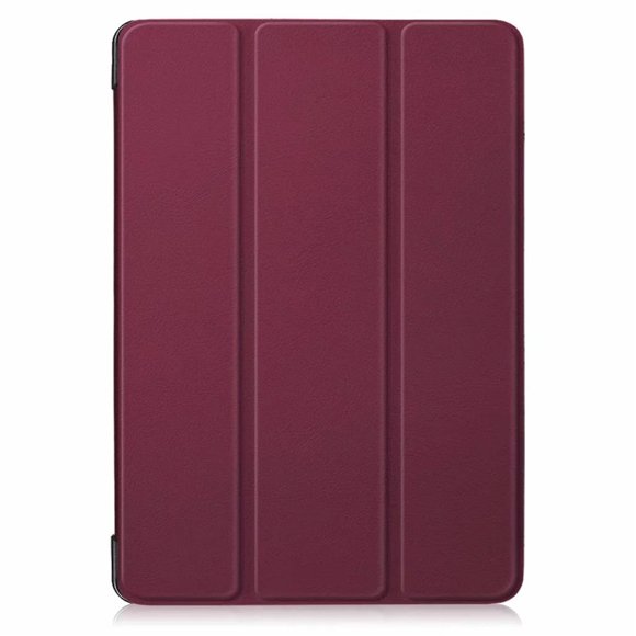 For Lenovo Xiaoxin Pad 2022 Case Tab M10 Plus 3rd Gen 10.6" TB128FU TB125FU Magnetic PU Leather Stand Tablet Cover+Film+Stylus Wine Red Xiaoxin Pad10.6 2022