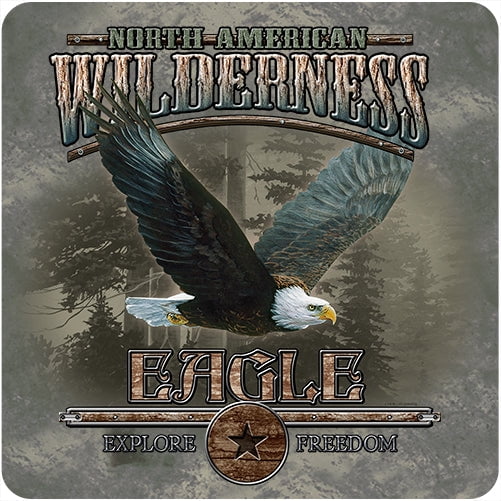 Eagle Wilderness Novelty Sign | Indoor/Outdoor | Funny Home Décor for Garages, Living Rooms, Bedroom, Offices | SignMission personalized gift Wall Plaque Decoration