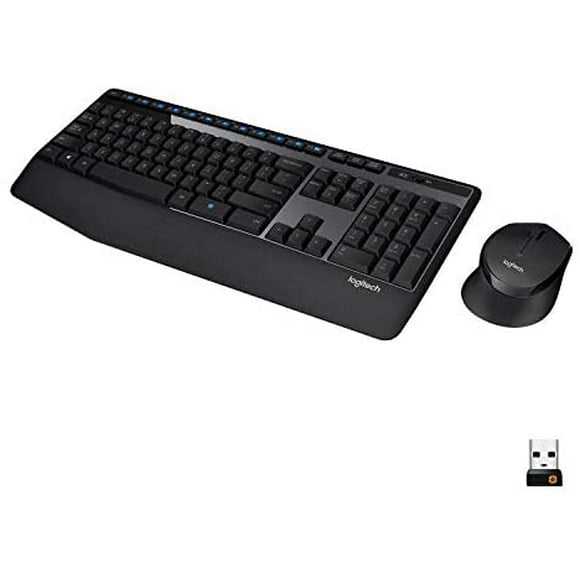 Teclado Logitech MK345 2.4 GHz con Mouse Incluido -Negro