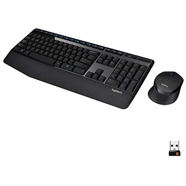 Teclado Logitech MK345 2.4 GHz con Mouse Incluido -Negro