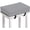 2#, variant on Stool Cushion with Ties Square/Rectangular Memory Foam Seat Pads 3/5/8cm Thick Dining Chairs Cushion with Removable Cover for Garden Kitchen Bistro Patio Office Chairs(12#,1pc 12x15x1)