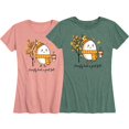 thumbnail image 3 of Tops Femmes Tops d'Été 2023 Nouveau Col Rond Imprimé Manches Courtes Top Rose XXL, 3 of 4