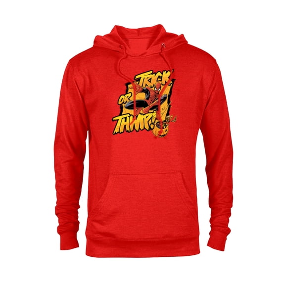 Marvel Super Heroes Spider-Man Halloween Trick or Thwip! - Pullover Hoodie for Adults - Customized-Red