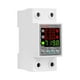 thumbnail image 5 of 220V Adjust Voltage Relay over Under Voltage Protector over Current Limit Wattm KWH Energy Meter Power Comsumption 63A, 5 of 5