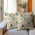 thumbnail image 3 of Deer Fall Pillow Covers 20x20 Set of 2 Green Cream Maple Leaf Autumn Outdoor Christmas Pillows Case Animal Print Pattern Decorative Xmas Cushion Cover Rustic Decoration Farmhouse Sofa Couch Bed Decor, 3 of 4