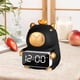 thumbnail image 5 of Reloj despertador LED con forma de carpincho y altavoz Bluetooth para el Festival de Primavera Negro, 5 of 7