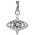 thumbnail image 4 of Kendra Scott Charm Bracelet Silver Double Link Evil Eye Unicorn Horn Ring Charms Womens Jewelry, 4 of 6