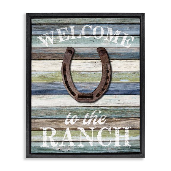 Stupell Industries Rustic Lodge Black Floating Frame Canvas Art, 17 x 21, by Susan Arnot