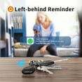 thumbnail image 4 of PcEoTllar Smart Bluetooth Tracker 4-Pack, Works with Apple Find My (iOS Only), Keys Finder and Item Locator for Wallet, Luggage, Black/White, 4 of 9