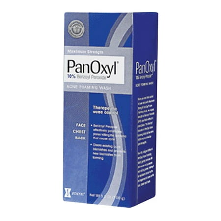 - Panoxyl Foaming Acne Wash 10% Benzoyl Peroxide, 5.5 Oz