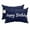 Navy Blue White, variant on Outdoor Chair Pillow Headrest for Patio Pool Chaise Lounge, Happy Birthday Recliner Head Pillow, Sage Green Modern Abstract Art Waterproof Pillowcases Adjustable Neck Lumbar Pillows & Insert 11x16x1