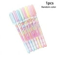 thumbnail image 1 of AYFFDIYI 1 Pce Surligneur Pastels Encre Colorée Arc-en-Ciel Stylo Couleur -US g, 1 of 1