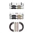 thumbnail image 1 of Transit Auto Front Rear Ceramic Disc Brake Pads and Parking Shoes Kit for Car Honda Pilot Acura MDX ZDX KNN-100732, 1 of 8