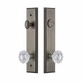 thumbnail image 2 of Grandeur Carr  Tall Plate Single Cylinder One Piece Knobset with Versailles Knob, 2 of 6
