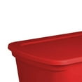 thumbnail image 5 of Sterilite Heavy Duty 30 Gallon Stacking Seasonal Storage Tote, Red (12 Pack), 5 of 5