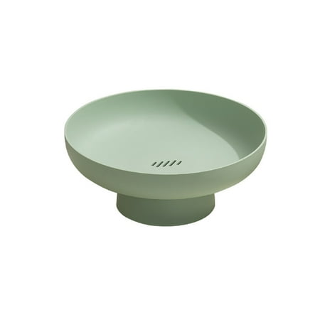 

For Kitchen Serving Home Decor Fruit Basket Drain Holes Candy Plate Storage Bowl
